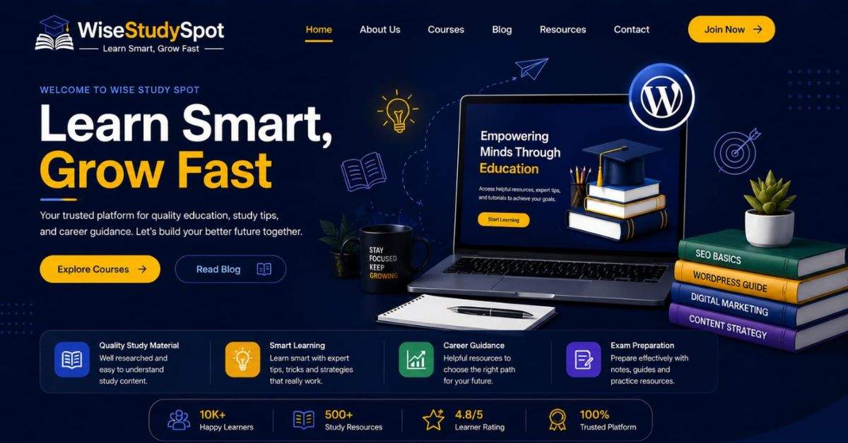WordPress WiseStudySpot.com Complete Guide for 2026