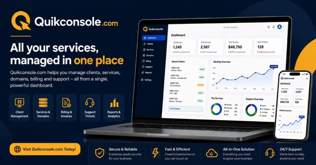 QuikConsole.com advanced console tools for developers and server control